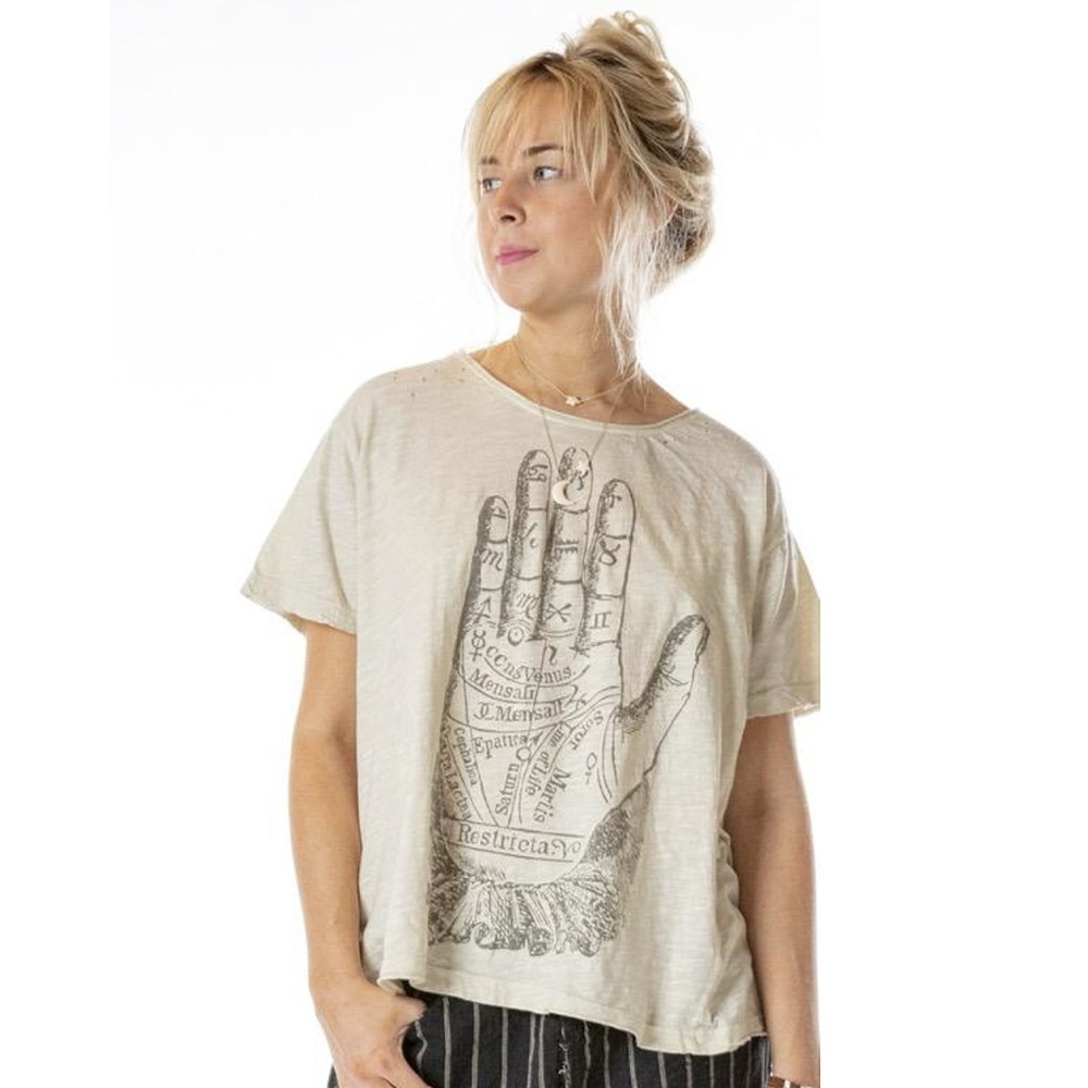Magnolia Pearl Palmistry Tee Moonlight NWOT - Picture 4 of 4